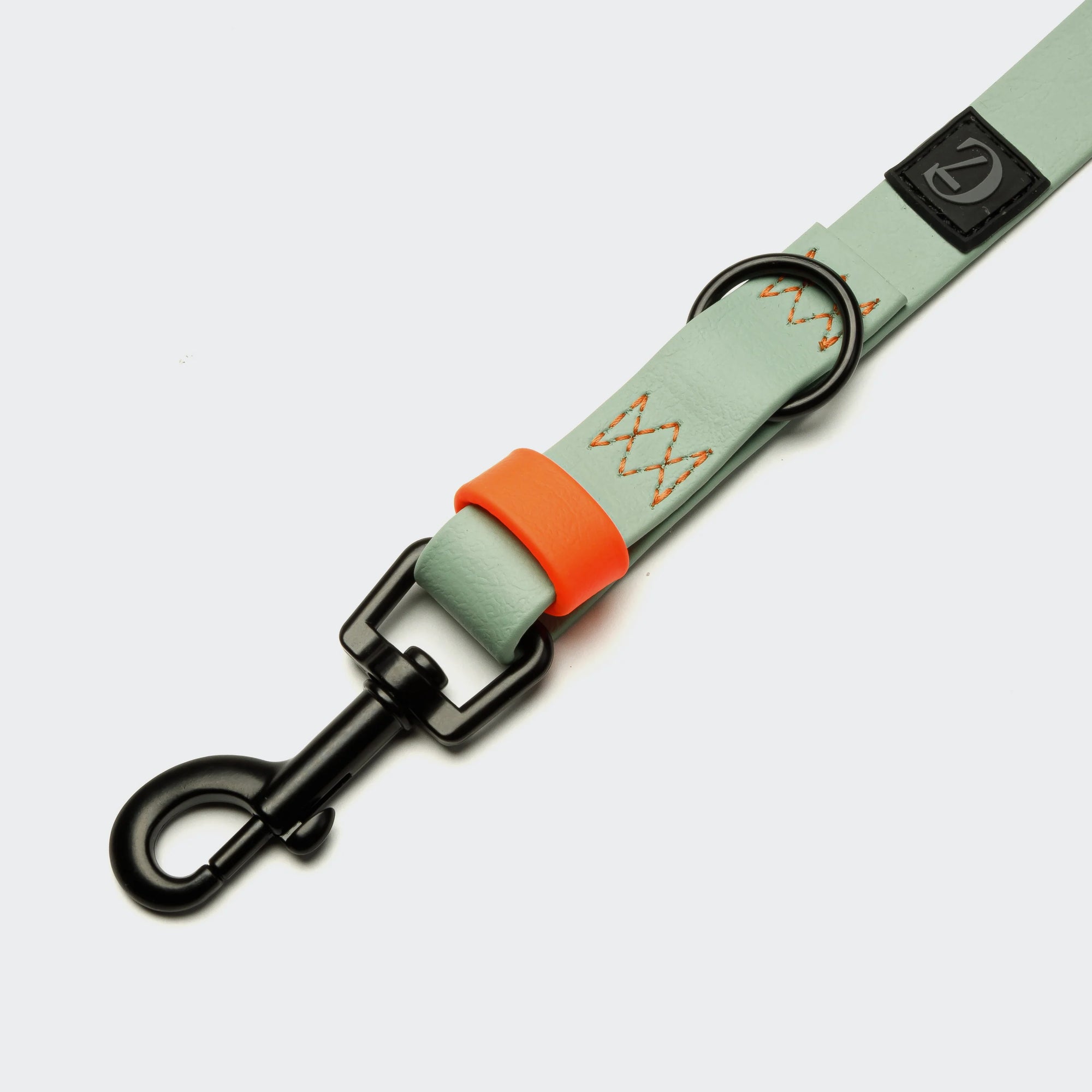 Hundeleine verstellbar BioThane Ipanema Mint-Neon Orange