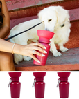Hundetrinkflasche Flip 0.6L berry