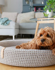Hundebett Lukko light grey