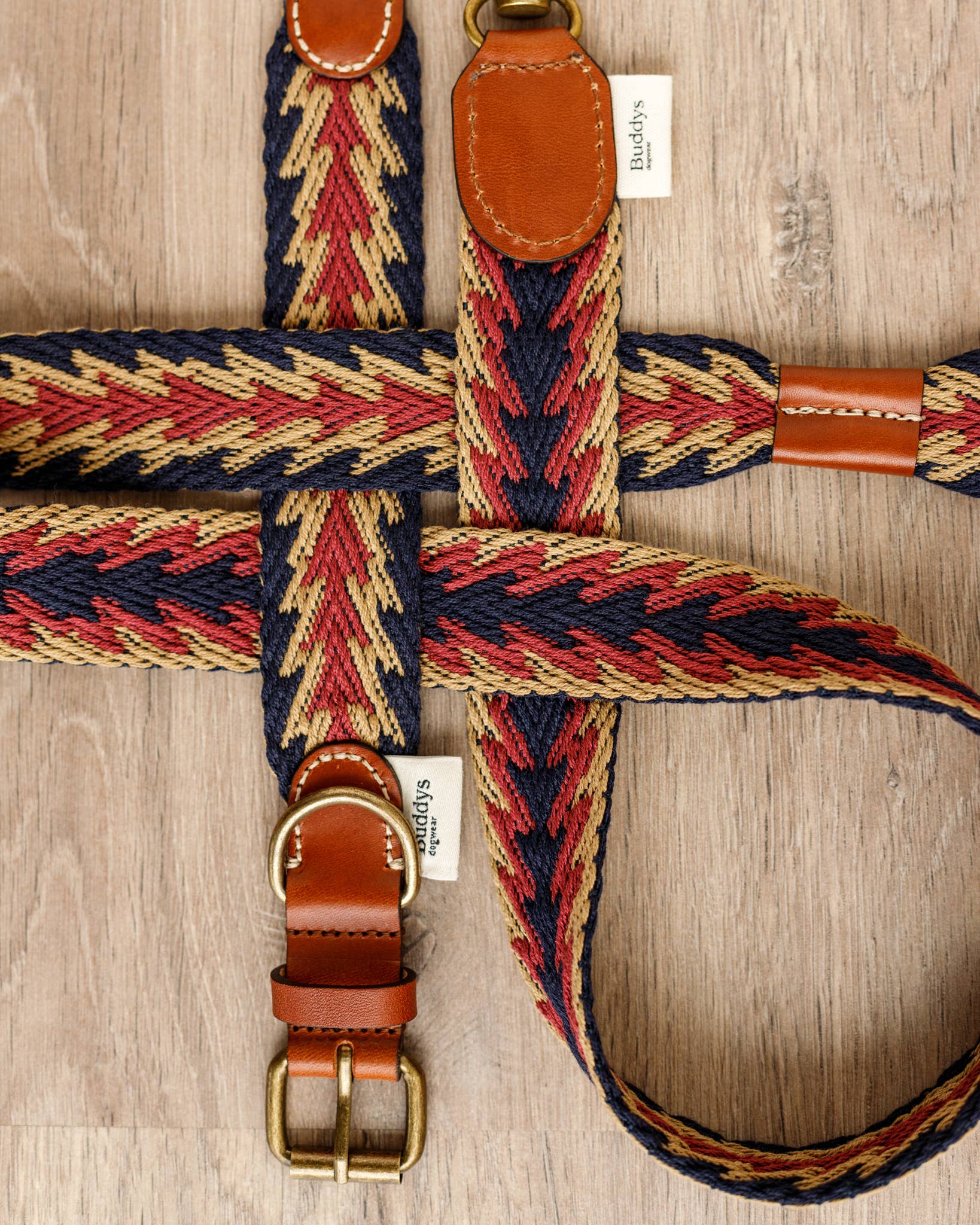 Hundeleine Peruvian Arrow Blue