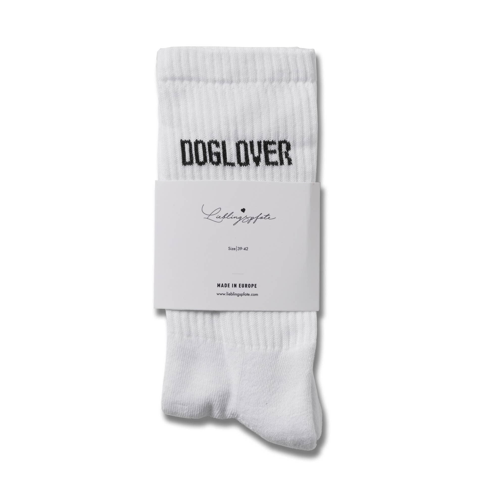 DOGLOVER - SOCKEN WEISS: 35-38