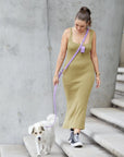Lavender poop bag dispenser