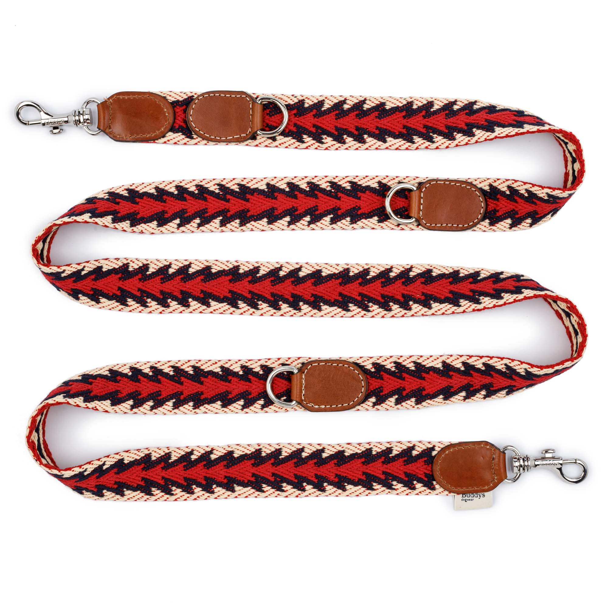 Verstellbare Hundeleine Peruvian Arrow Rot