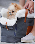 Hundetragetasche und Personal Bag Liiva grey