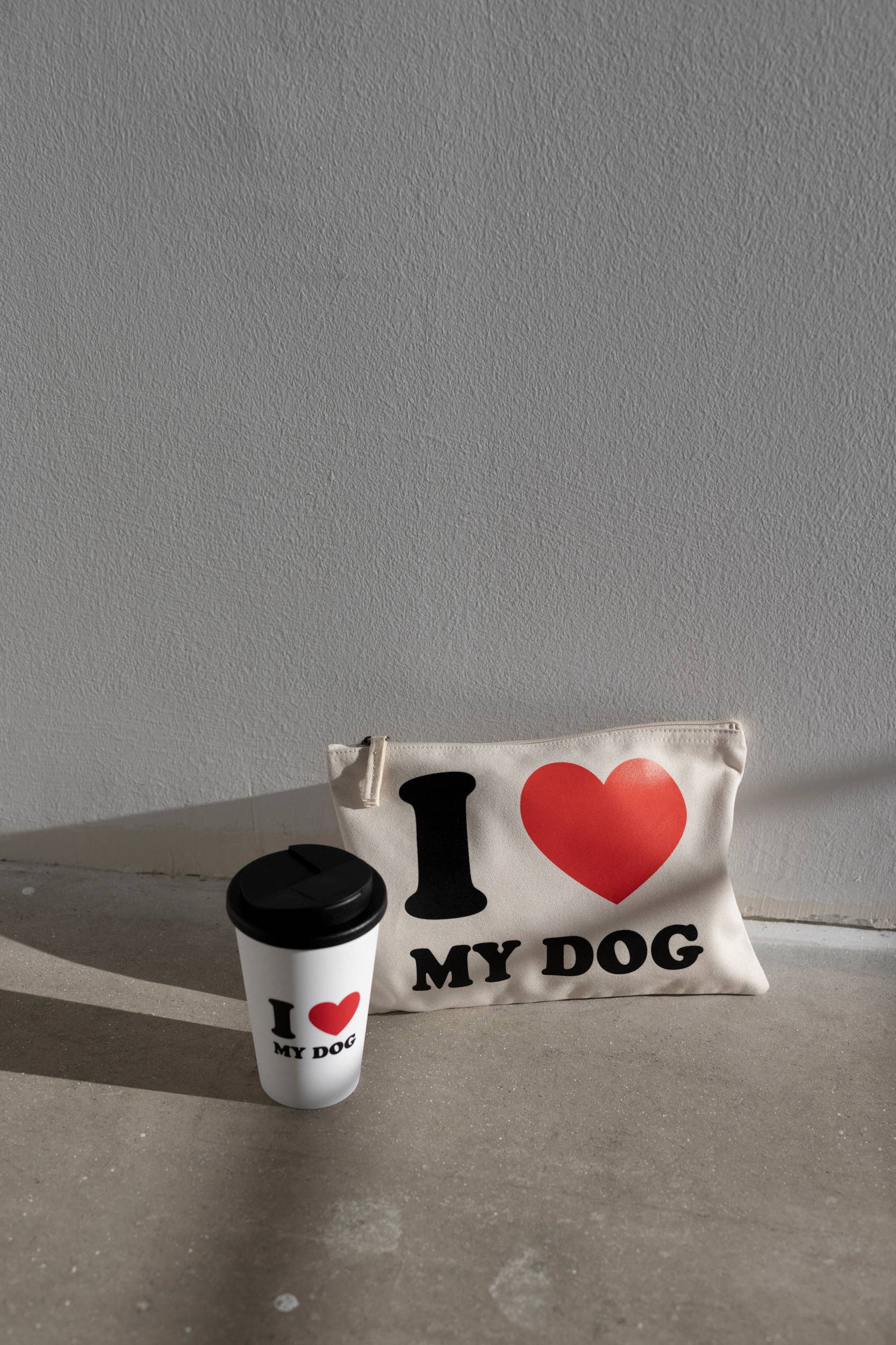 Pouch „I ♡ MY DOG"