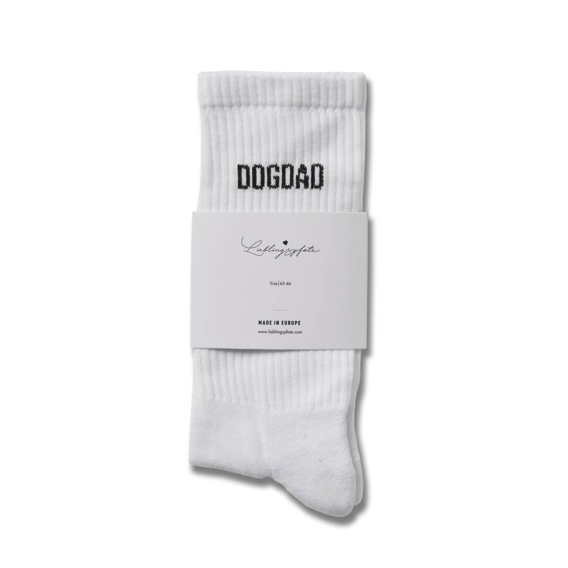 DOGDAD - SOCKEN WEISS: 43-46