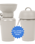 Hundetrinkflasche Flip 0.6L weiss