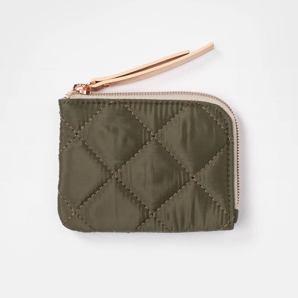 Caroline Gardner Mini-Täschchen Khaki Flowers
