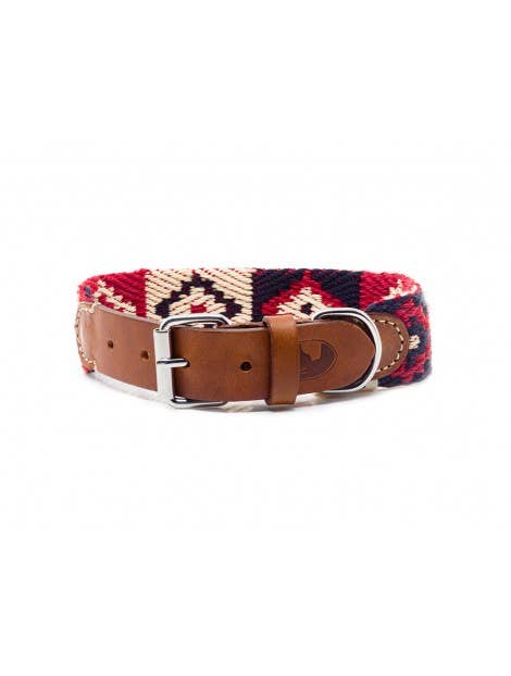 Hundehalsband Peruvian Indian Red