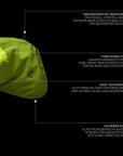 Hunderegenmantel Aktiv Neon Green
