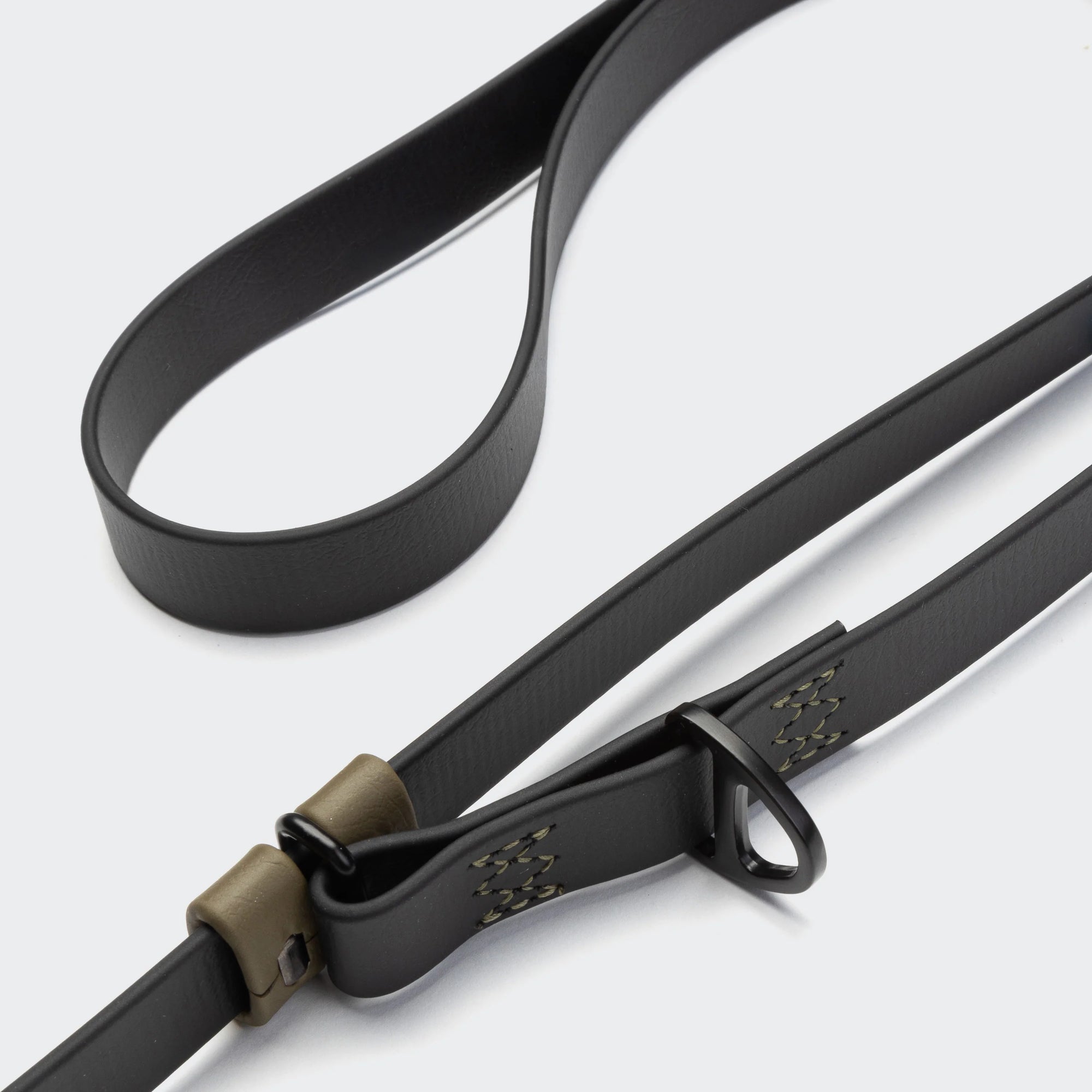 Freihandleine BioThane Ipanema Black-Olive