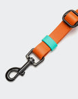 Freihandleine BioThane Ipanema Orange-Aqua