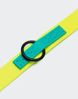 Hundeleine verstellbar BioThane Ipanema Neon Yellow-Aqua