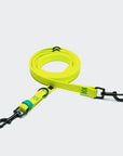Hundeleine verstellbar BioThane Ipanema Neon Yellow-Aqua