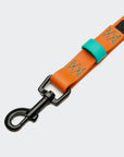 Schleppleine Ipanema BioThane Orange-Aqua