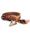 Hundehalsband Twilly Classy cognac