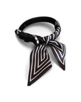 Hundehalsband Twilly Stripes black