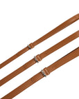 Hundeleine Classy cognac - silver