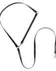 Hundeleine Classy black - silver