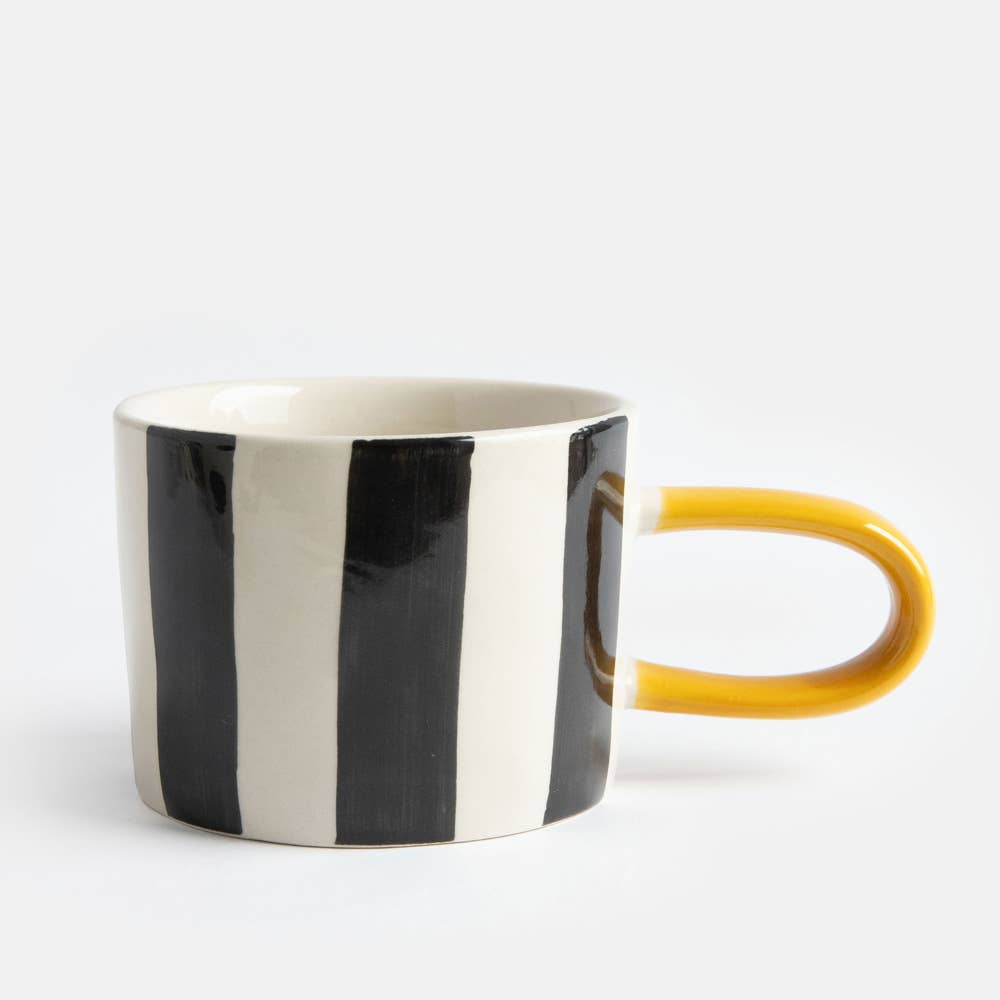 Caroline Gardner Tasse Mono Streifen