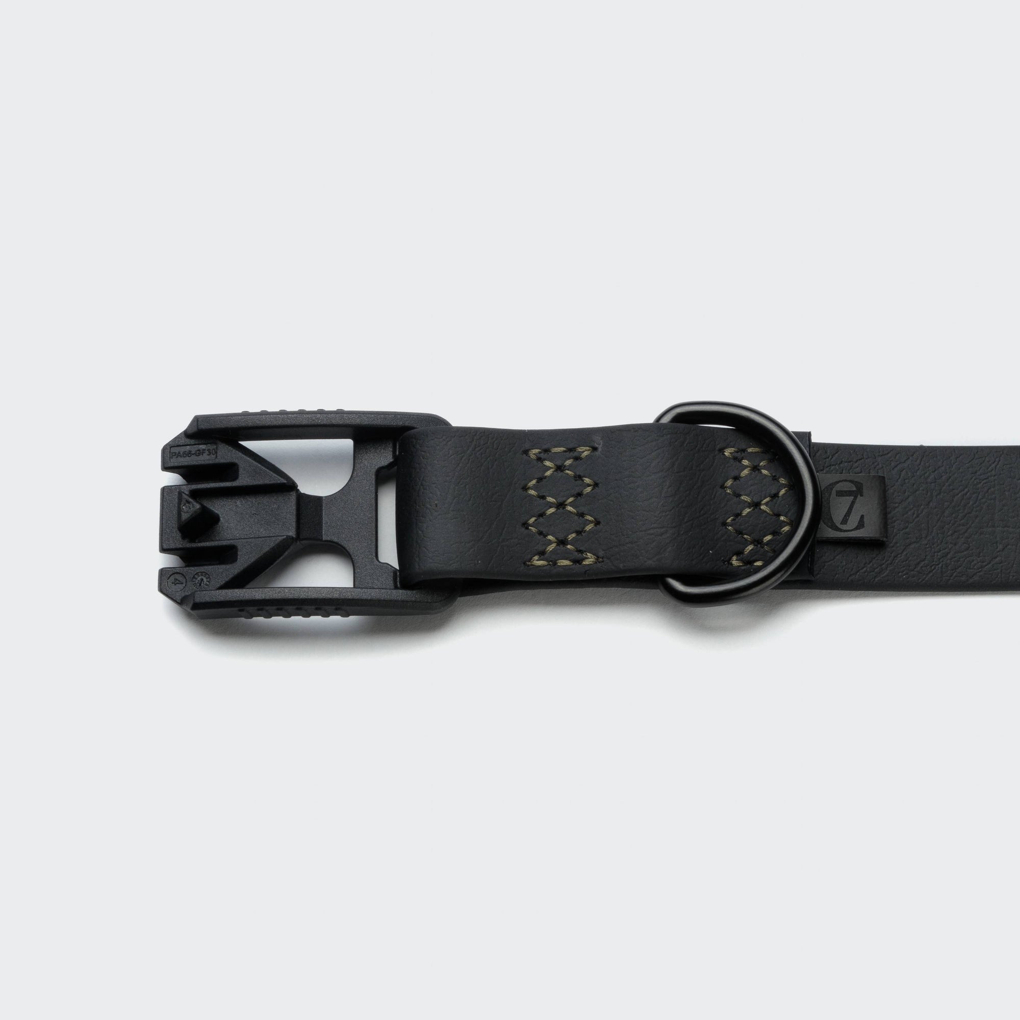Hundehalsband Ipanema  BioThane Schwarz-Olive
