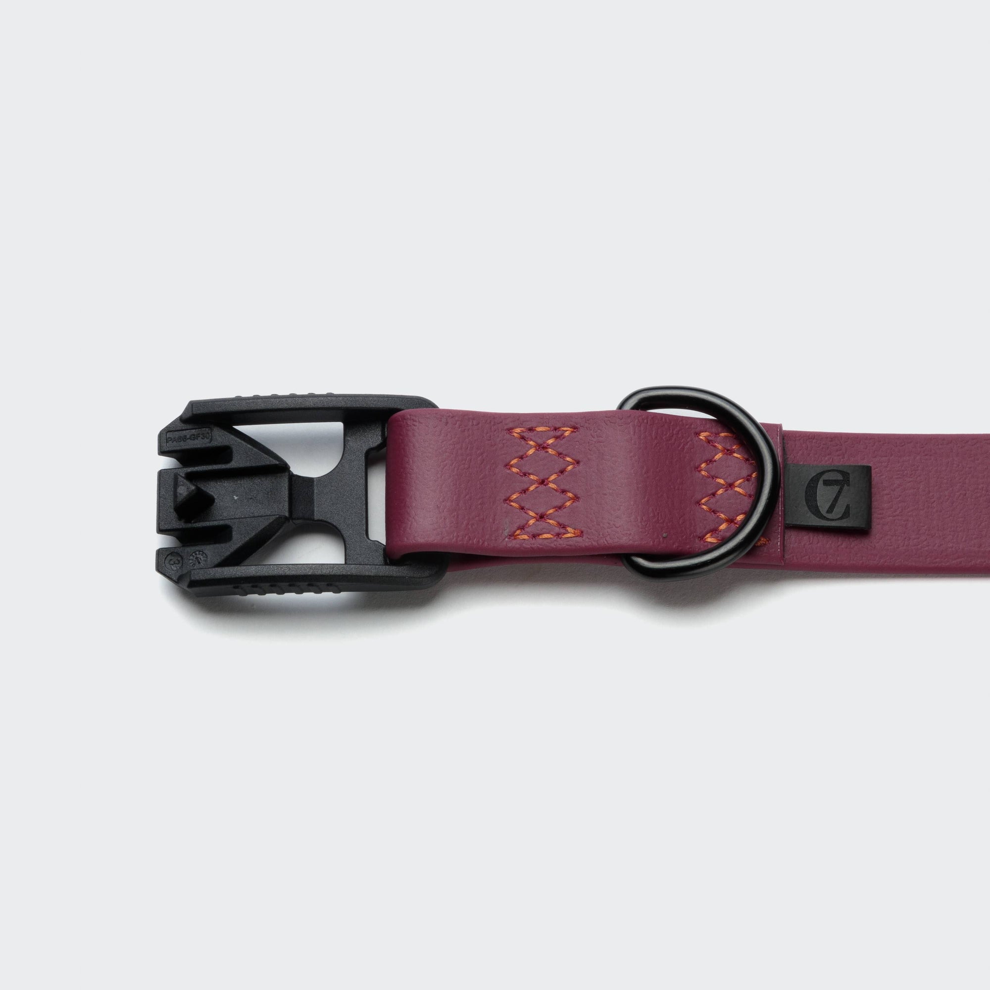 Hundehalsband Ipanema  BioThane Magenta-Orange