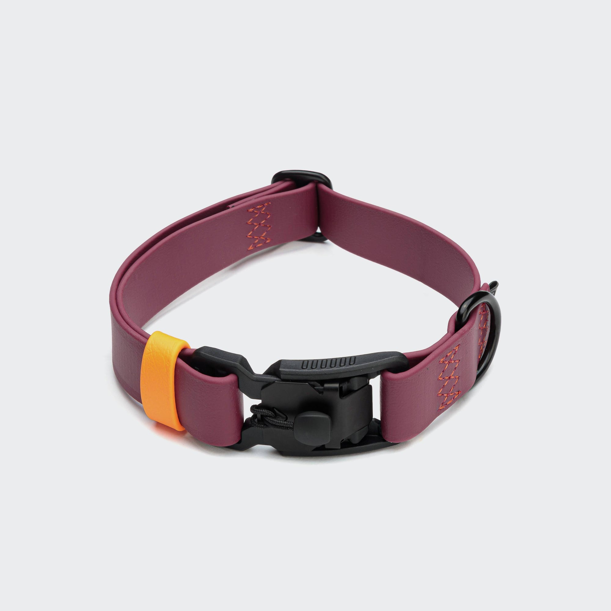 Hundehalsband Ipanema  BioThane Magenta-Orange