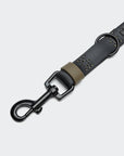 Hundeleine verstellbar BioThane Ipanema Black-Olive
