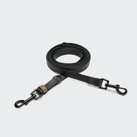 Hundeleine Ipanema BioThane Schwarz-Olive