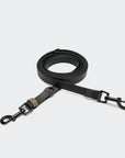 Hundeleine verstellbar BioThane Ipanema Black-Olive