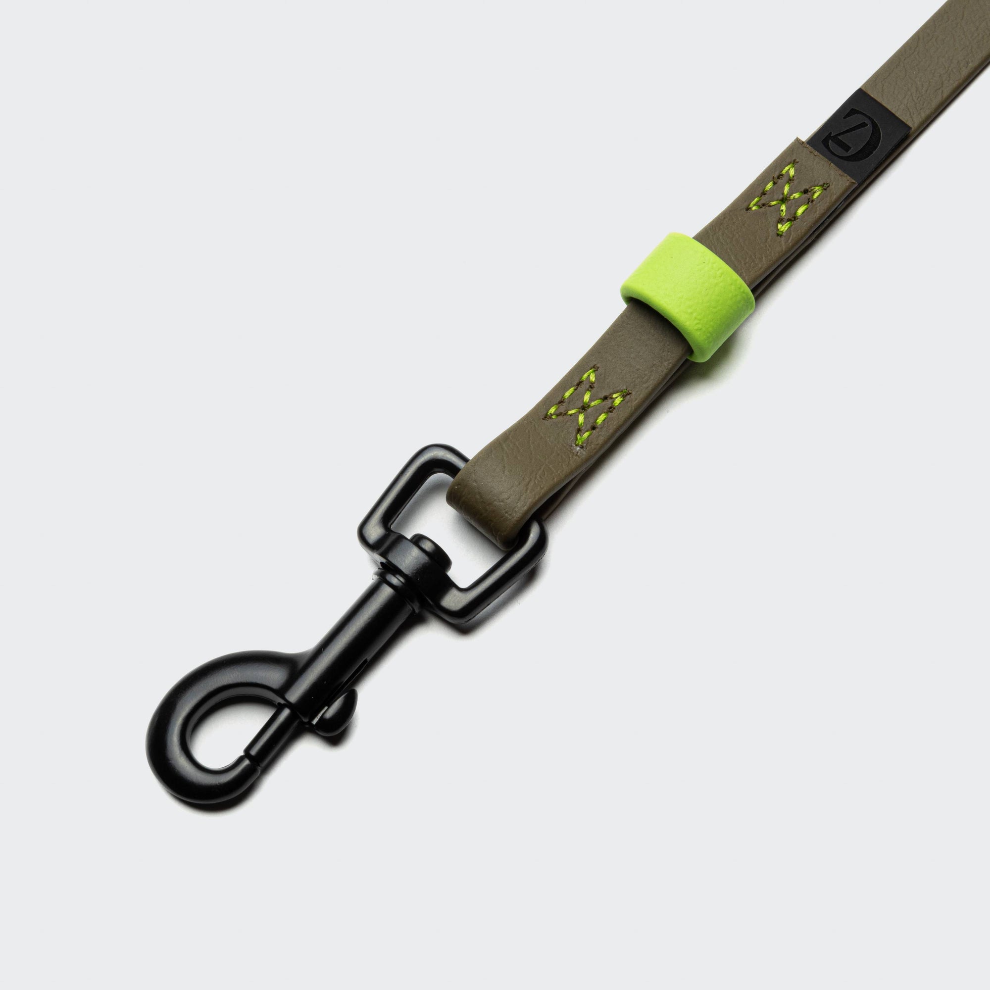 Schleppleine Ipanema BioThane Olive-Neongrün