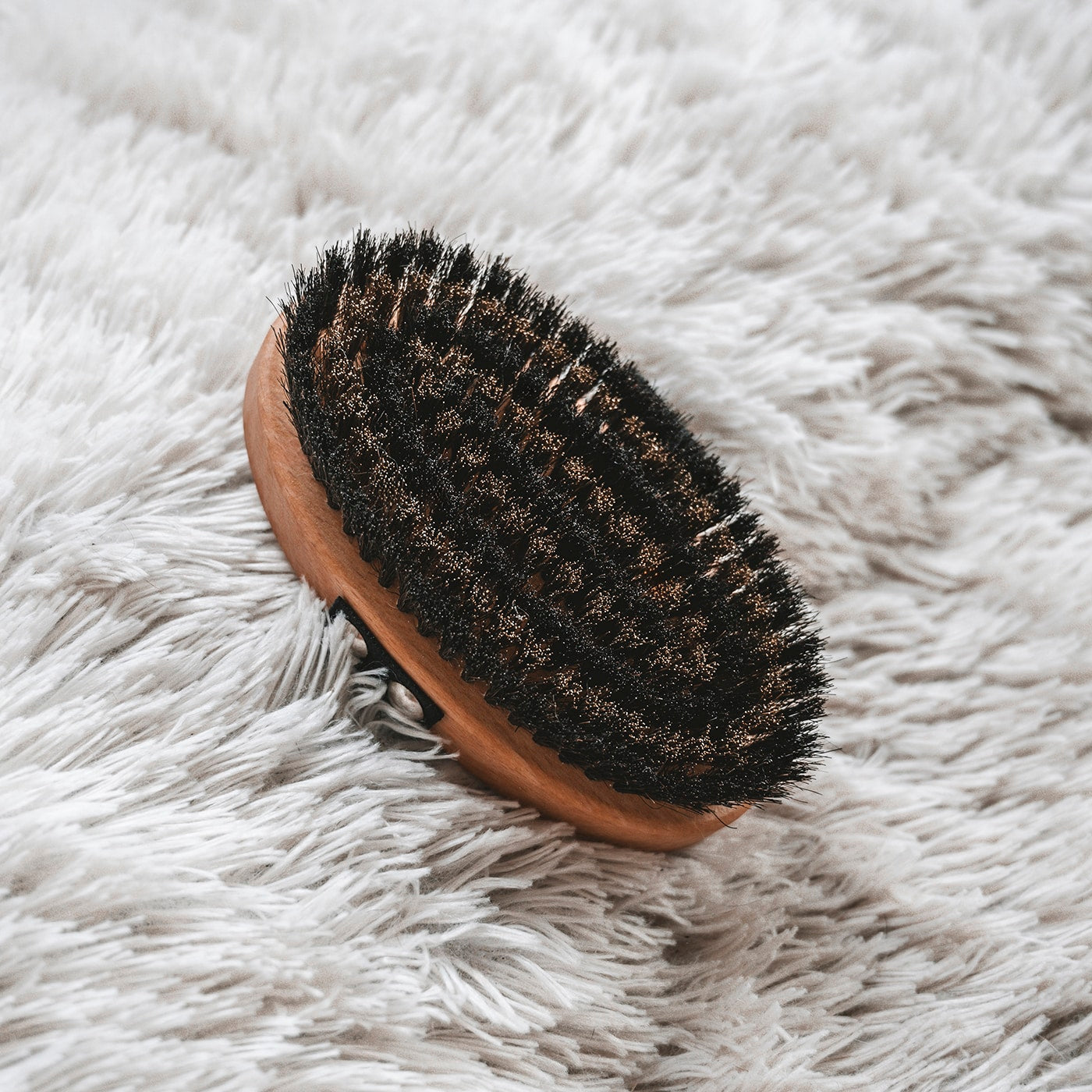 Brush short hair