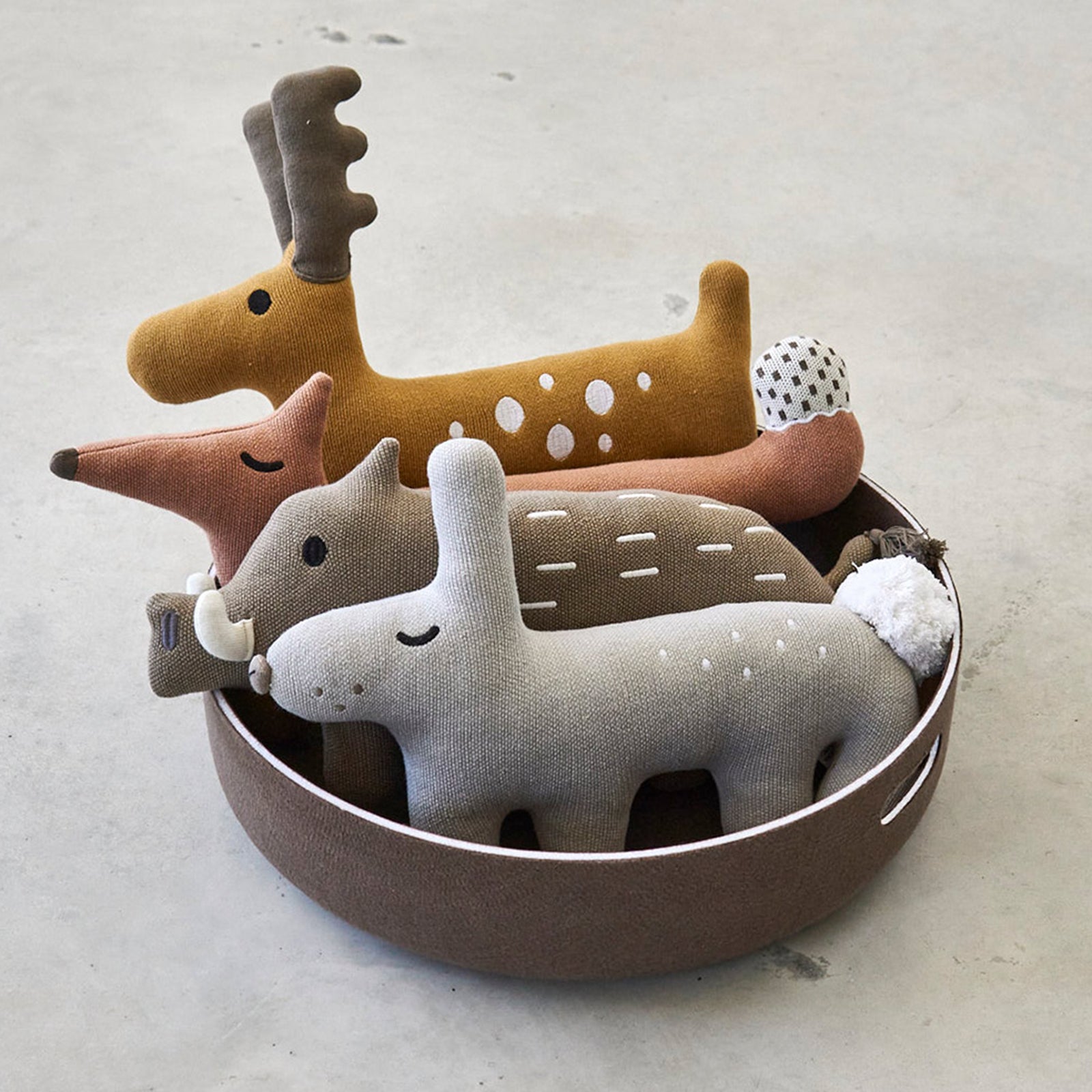 Soft toy Bosco deer ocher