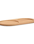 Doppio tray natural oak