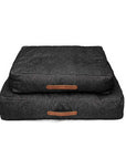 Dog bed / dog cushion Homey Mélange Anthra in size M