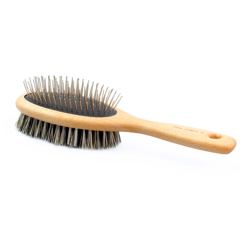 Double-sided dog brush vegan