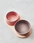 Doppio tray natural oak
