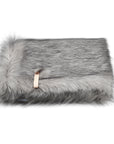 Fur blanket Föra Silver
