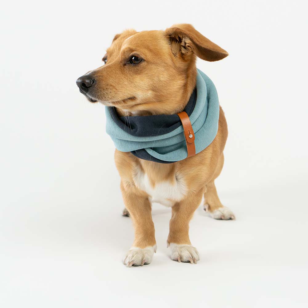 Neck warmer SIMO Turquoise Iron
