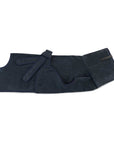 Bagno dog bathrobe Midnight / dark gray made of organic cotton terry with particularly high absorbency