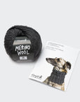 DIY knitting set dog loop Stone made from 100% finest merino wool