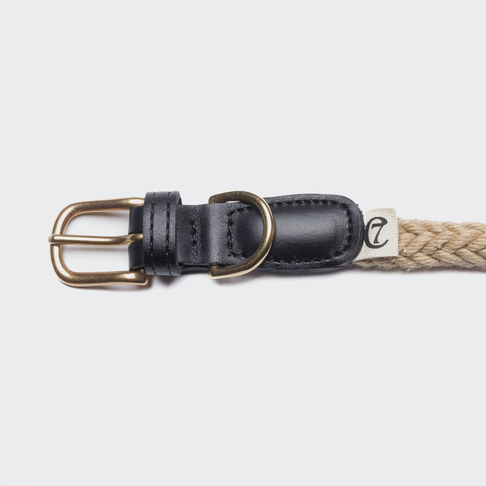 Hundehalsband Planten Black/Nature