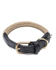 Hundehalsband Planten Black/Nature