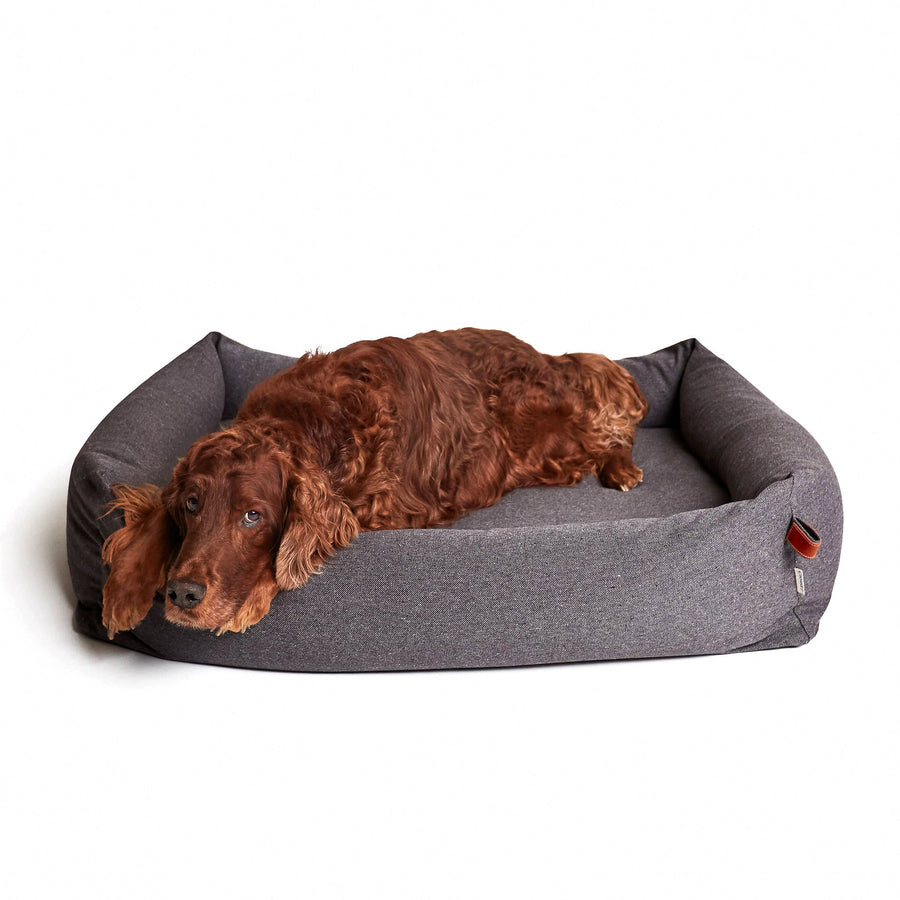 Dog bed Sleepy Deluxe Tweed Taupe