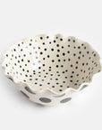 Caroline Gardner Schale Frilly Mono Dots