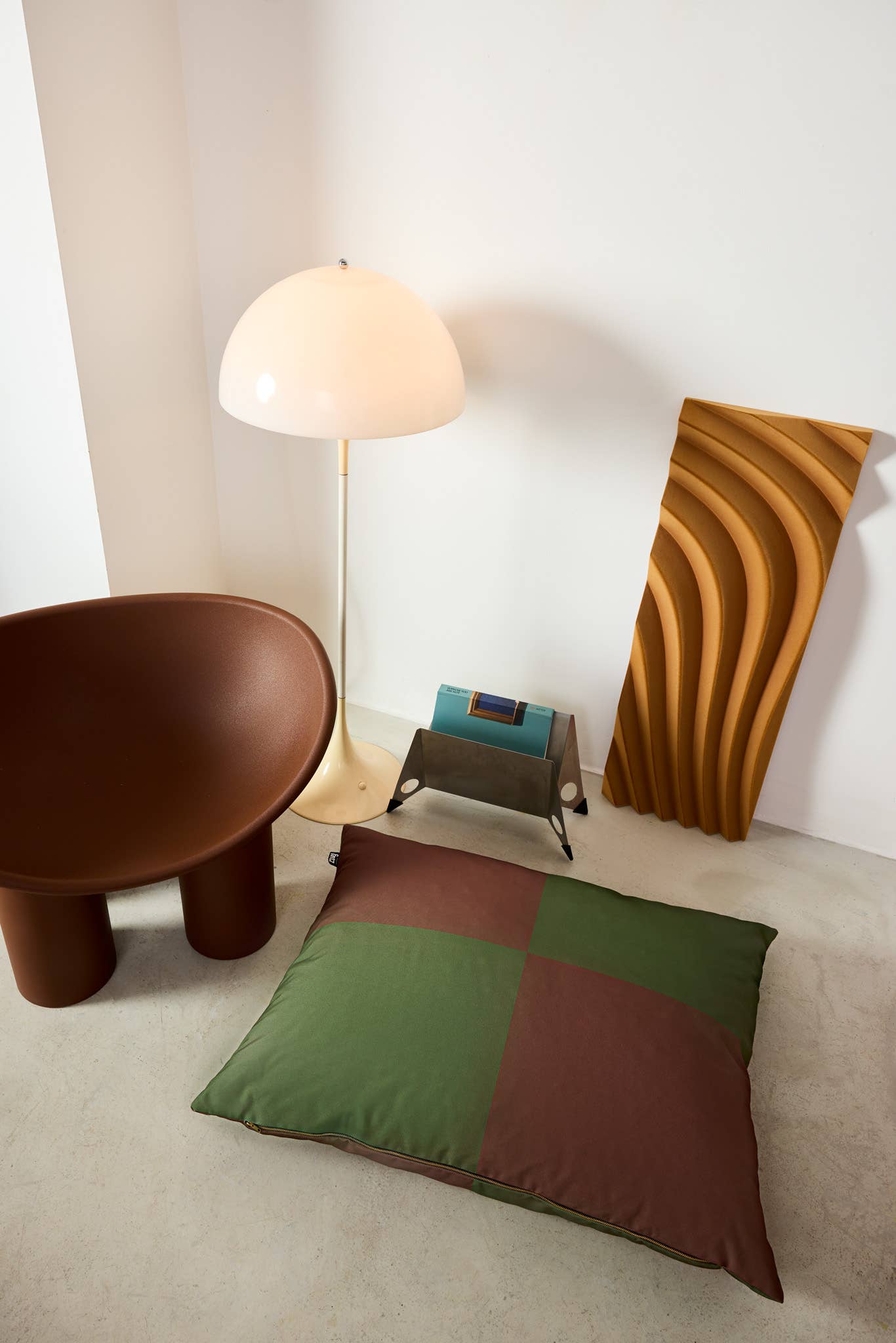 Hundebett The Fritz Bed Standard Schwarz kariert