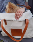 Hundetragetasche und Personal Bag Liiva beige