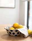 Caroline Gardner Schale Frilly Mono Dots