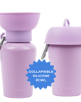 Hundetrinkflasche Flip 0.6L lila