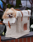 Hundetragetasche und Personal Bag Liiva beige